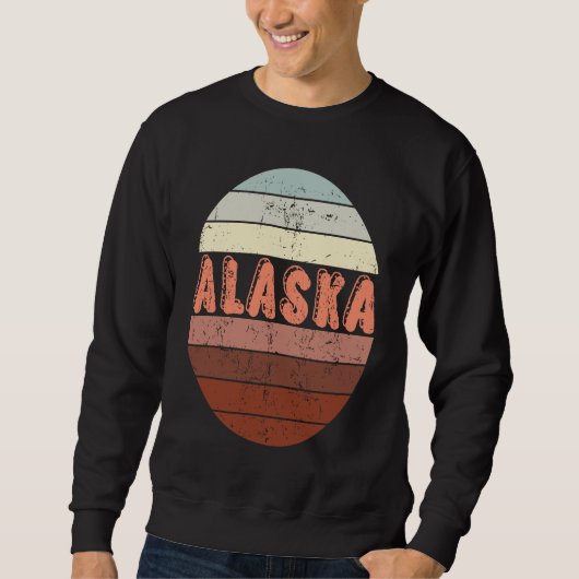 Alaska Waikiki Beach Sunset 4 Sweatshirt (Vorderseite)