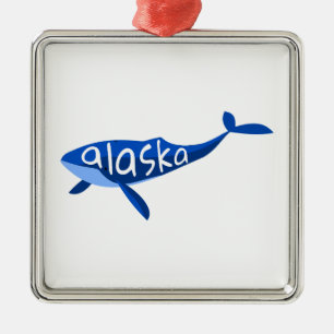 Alaska-Wal Ornament Aus Metall