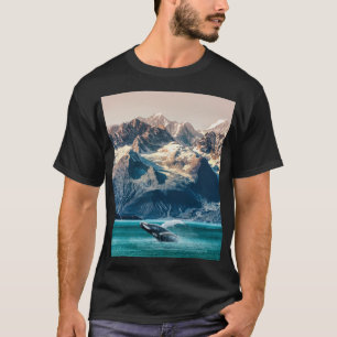 Alaska Walbeobachtung: Bootsausflug. T-Shirt