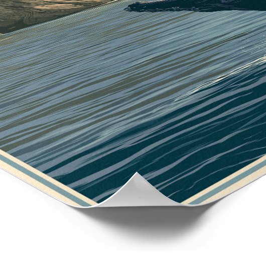 Alaska-Walbruch Poster (Ecke)