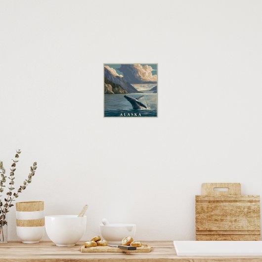 Alaska-Walbruch Poster (Küche)