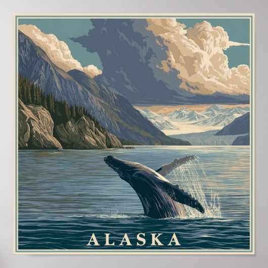 Alaska-Walbruch Poster (Vorne)