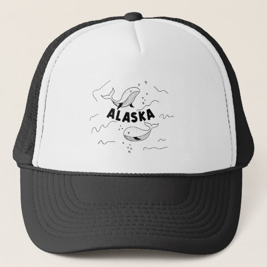 Alaska-Wale Truckerkappe (Vorderseite)