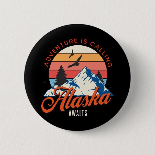 Alaska wartet! button (Vorderseite)