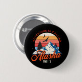 Alaska wartet! button (Vorne & Hinten)