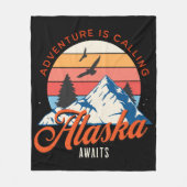 Alaska wartet! fleecedecke (Vorderseite)