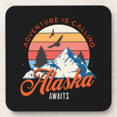 Alaska wartet! getränkeuntersetzer (Vorderseite)