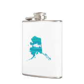 Alaska Wave Lachs Fischen Flachmann (Links)