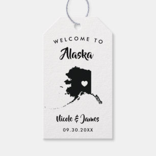 Alaska Wedding Welcome Bag Tags für Hotelgäste Geschenkanhänger