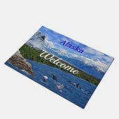 Alaska Welcome Doormat Fußmatte (Schrägansicht)