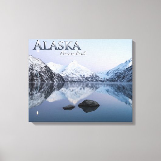 Alaska Weltfrieden Leinwanddruck (Vorderseite)