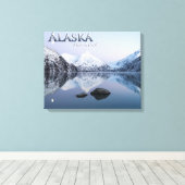 Alaska Weltfrieden Leinwanddruck (Insitu (Holzboden))