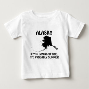 Alaska - Wenn Sie das lesen können, ist es wahrsch Baby T-shirt