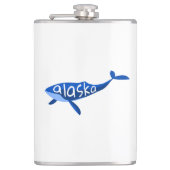 Alaska Whale Flachmann (Vorderseite)