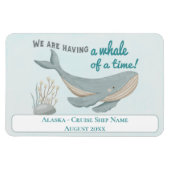 Alaska Whale Hütte Schifffahrtsgesellschaft Magnet (Horizontal)