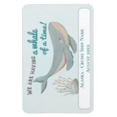 Alaska Whale Hütte Schifffahrtsgesellschaft Magnet (Vertikal)