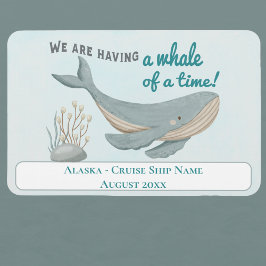 Alaska Whale Hütte Schifffahrtsgesellschaft Magnet
