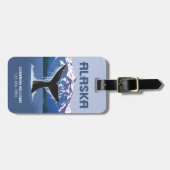 Alaska | Whale Tale Gepäckanhänger (Vorderseite horizontal)