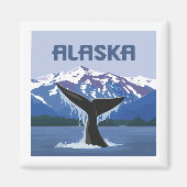 Alaska | Whale Tale Magnet (Vorne)