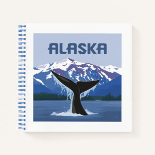 Alaska   Whale Tale Notizblock