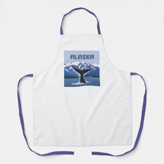 Alaska | Whale Tale Schürze (Vorderseite)