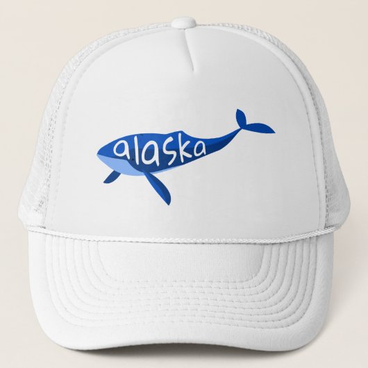 Alaska Whale Truckerkappe (Vorderseite)