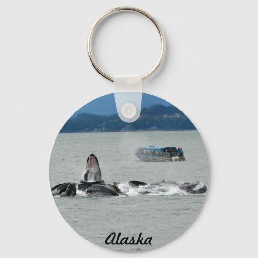 Alaska Whales Schlüsselanhänger (Vorderseite)