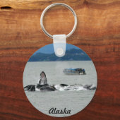 Alaska Whales Schlüsselanhänger (Vorderseite)