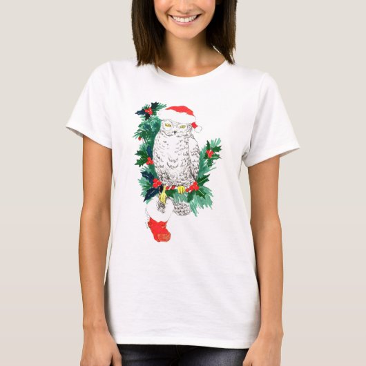 Alaska Whimsical Christmas Wildlife T-Shirt (Vorderseite)