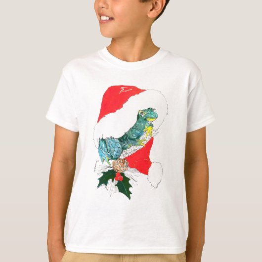 Alaska Whimsical Christmas Wildlife T-Shirt (Vorderseite)