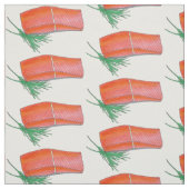 ALASKA Wild Alaskan Lachs Fischfilet Meeresfrüchte Stoff (Muster)