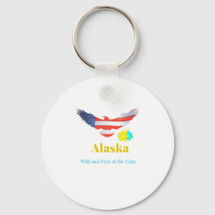 Alaska – Wild und frei am Rand  Schlüsselanhänger