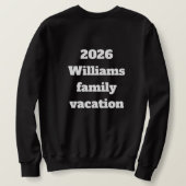 Alaska wild und frei sweatshirt (Design Rückseite)