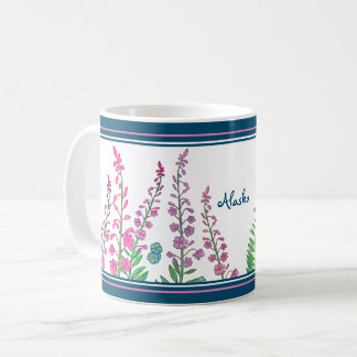 Alaska-Wildblumen Personalisiert Kaffeetasse
