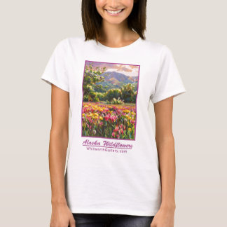Alaska-Wildblumen-T-Shirt - Schießen-Sterne T-Shirt