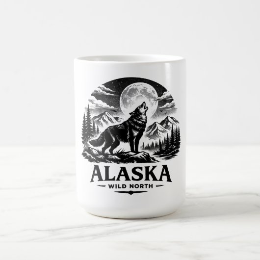 Alaska Wilder Norden Kaffeetasse (Mittel)