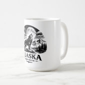 Alaska Wilder Norden Kaffeetasse (VorderseiteRechts)