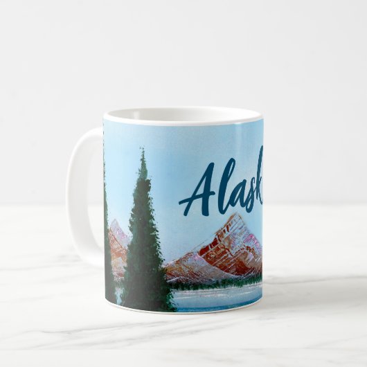 Alaska Wilderness Landschaft Kaffeetasse (Vorderseite Links)