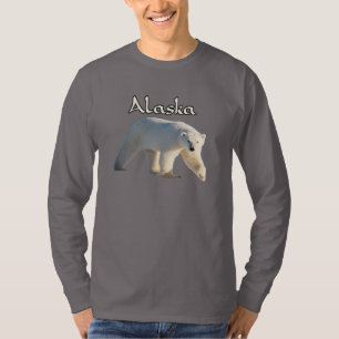 Alaska Wildlife Eisbär Langarm T-Shirt