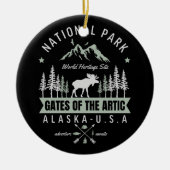 Alaska Wildlife – Gates of the Arctic Alaska Keramik Ornament (Vorne)