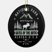 Alaska Wildlife – Gates of the Arctic Alaska Keramik Ornament (Links)