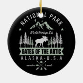 Alaska Wildlife – Gates of the Arctic Alaska Keramik Ornament (Hinten)