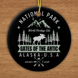 Alaska Wildlife – Gates of the Arctic Alaska Keramik Ornament