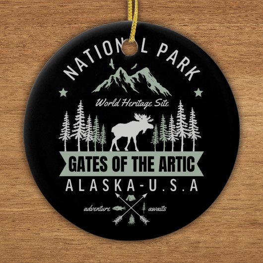 Alaska Wildlife – Gates of the Arctic Alaska Keramik Ornament