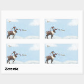 Alaska Wildlife Holiday Sticker (Blatt)