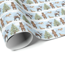 Alaska Wildlife Holiday Wrapping Paper Geschenkpapier