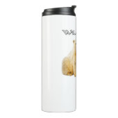 Alaska Wildlife Polar Bears Thermol Tumbler Thermosbecher (Nach links gedreht)