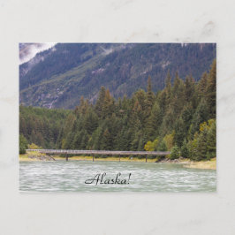 Alaska, Wildnis, Berge, Fluss, Postkarte