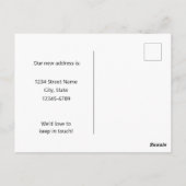 Alaska Willow Ptarmigan Bird kündigt an Postkarte (Rückseite)