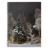 Alaska Winter Night Spiral Foto Notebook Notizblock (Vorderseite)